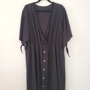 2X Shein black dress